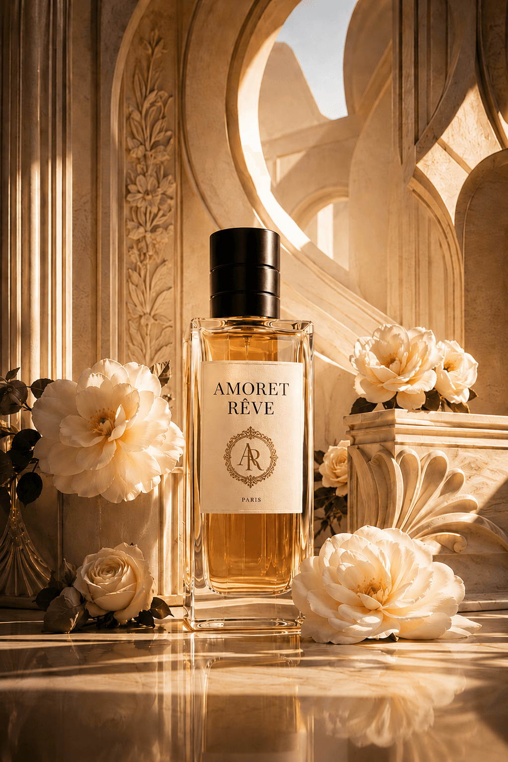 Amoret Rêve eau de parfum campaign photography